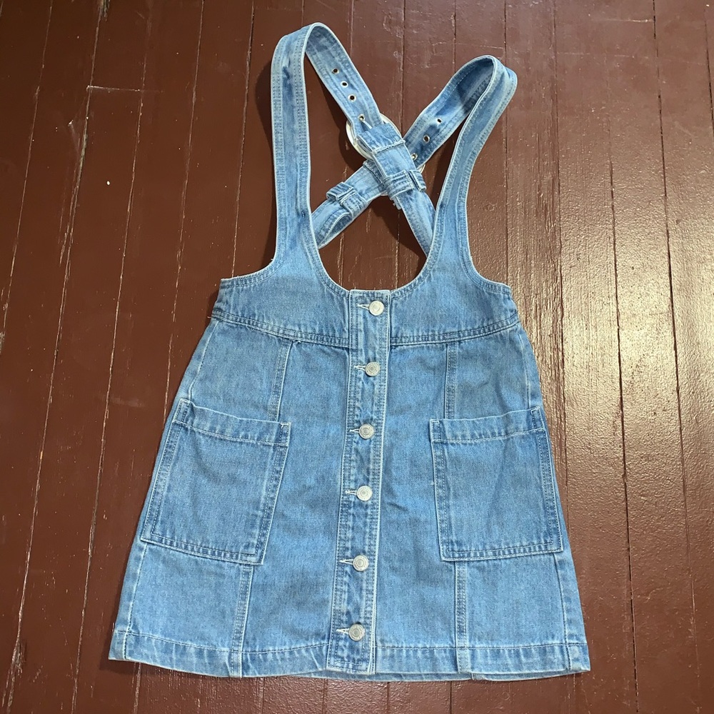 Forever 21 Denim Overall Skirt